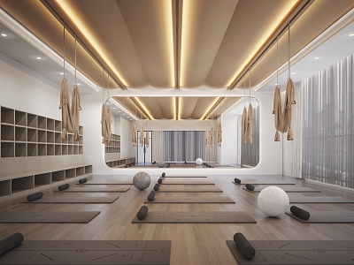 Yoga Studio Gym Pilates Yoga Simple Light Luxury model