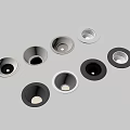 Modern Recessed Lighting Fixtures With Various Colors And Round Shapes For Home