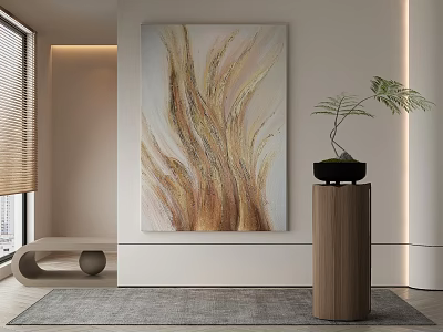 modern decorative painting 3d model