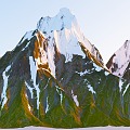 Natural Snow Mountain Terrain Environment Snow Mountain Snow Mountain Prospect Great Snow Mountain Tibet Snow Mountain Plateau Snow Mountain 3d model