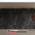 rubble stone background wall stone wall stone wall 3d model
