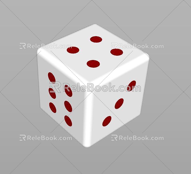 Modern Dice 3d model