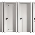 Various Modern Hinged Door Designs For Home Interior Applications 3d model