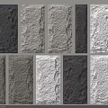 Decorative Wall Panels With Various Colors And Natural Textures For Interior Design