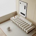 Modern Multiplayer Sofa Combination Sofa 3d model