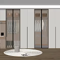 Home cloakroom SU model 3d model