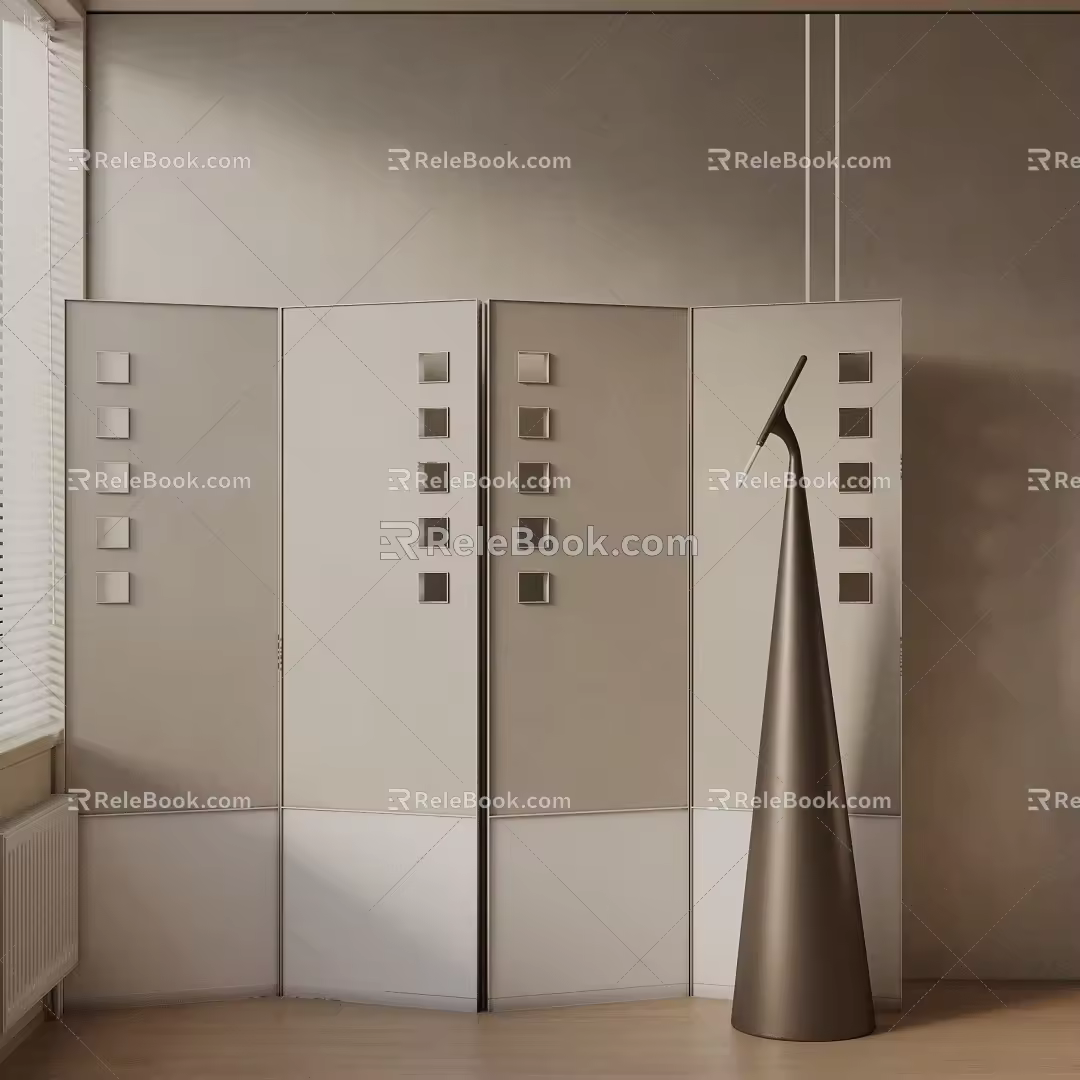 Modern floor lamp 3d model