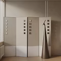 Modern floor lamp 3d model