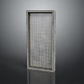 Sturdy Metal Frame Fine Mesh Panel With Rectangular Design For Industrial Applications