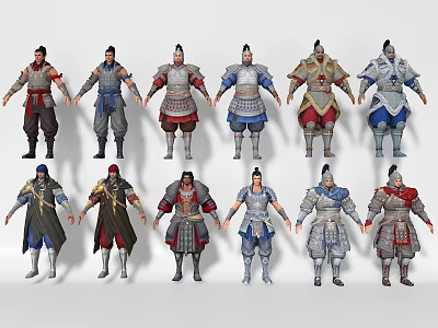 Modern Game Characters Characters 3d model Modern Game Characters Characters 3d model