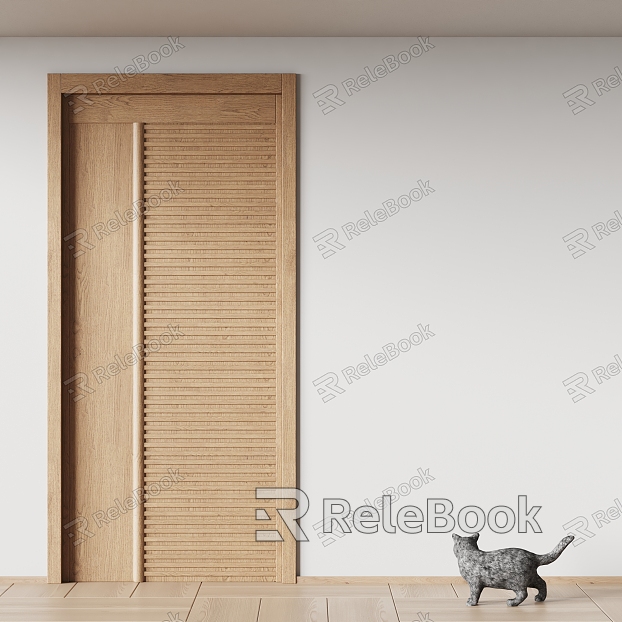 Quiet flat door model