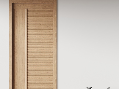 Quiet flat door model