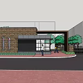 Modern Gate 3d model