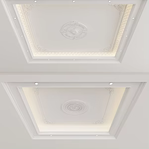 European-style ceiling 3d model