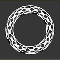 Silver Fashion Bracelet With Intricate Hollow Pattern And Shiny Metallic Finish