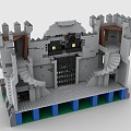 Lego LEGO Toy Blocks Skull Castle Skull Gate 3d model