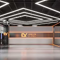 Modern Spacious Fitness Gym Interior With Glass Partitions Lighting Design And Wooden Flooring