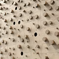 Modern hole board 3d model