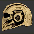 Sci-Fi Helmet Alien Helmet Helmet High Tech Helmet Game Helmet Helmet Helmet 3d model