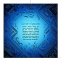 Science and technology element circuit element circuit line science and technology line 3d model