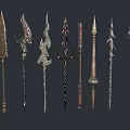 Magic Weapon Long Handle Weapon 3d model