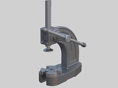 Industrial Bench Vice with Adjustable Jaws Heavy Duty Base and Manual Operation Handle 3d model