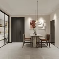 Bright Minimalist Modern Living And Dining Room With Cozy Furniture And Elegant Home Interior Design