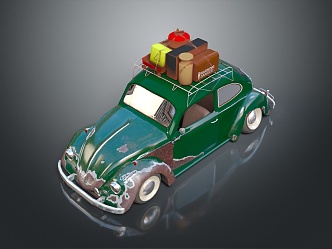 Industrial LOFT toy car tour car children toy car children toy car 3d model