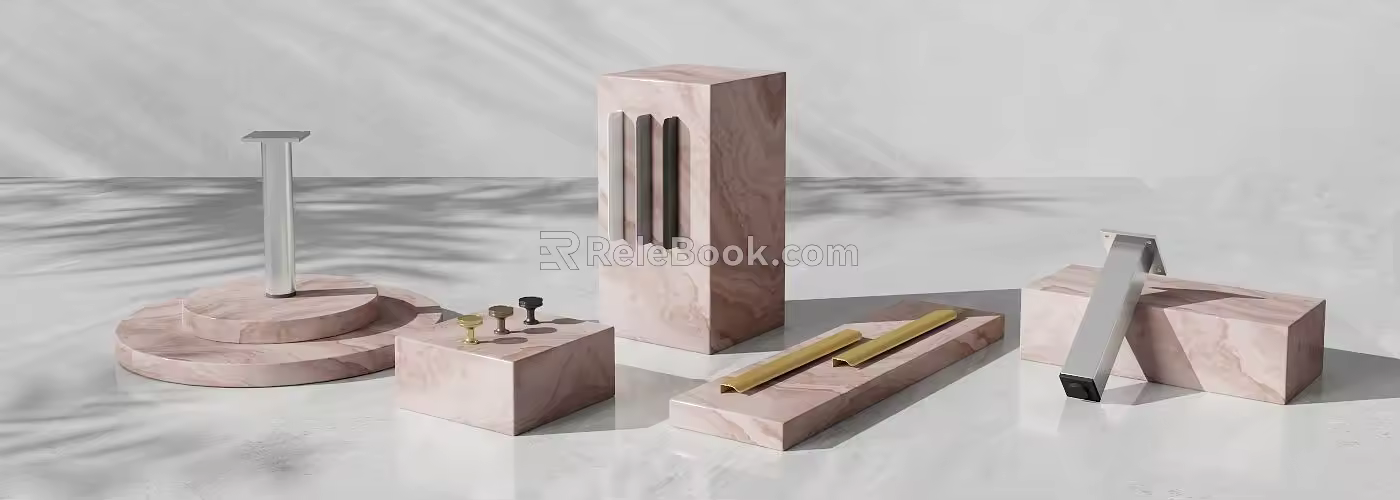 Handler hardware 3d model