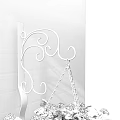 Hanging Vine Plants In Flower Pots On Wrought Iron Hooks White Brick Wall
