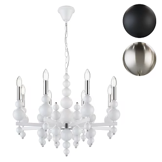Modern minimalist chandelier 3d model