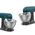 KitchenAid Teal Stand Mixers With Stainless Steel Bowls For Kitchen Use