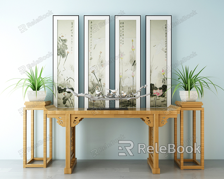 Chinese Style Form Case Xuan Cabinet Decoration Xuan Cabinet model