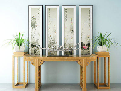 Chinese Style Form Case Xuan Cabinet Decoration Xuan Cabinet model