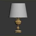 Table Lamp Industrial Table Lamp Homemade Table Lamp Industrial Wind Folding Table Lamp Lighting Lamps Lighting Fixtures 3d model