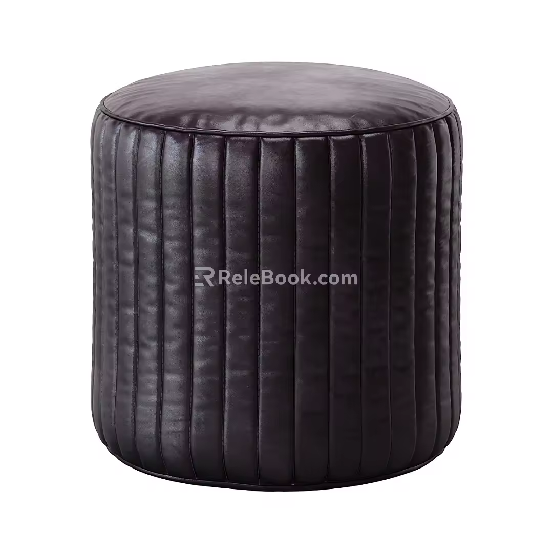 Modern Simple Sofa Low Stool Low Stool Simple Sofa Low Stool 3d model