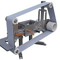 Heavy Duty Industrial Equipment With Metal Frame Roller Mechanism And Control Unit