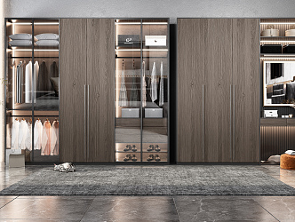 Modern wardrobe 3d model