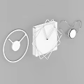 Modern Minimalist Clocks with Round Wooden Square Black and Heart Shaped White Designs