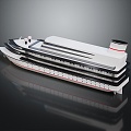 Modern cruise ship giant cruise ship 3d model