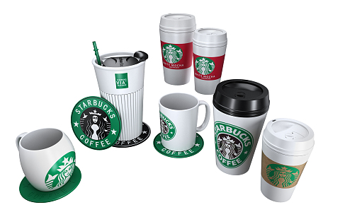 Modern Cup Starbucks Cup 3d model