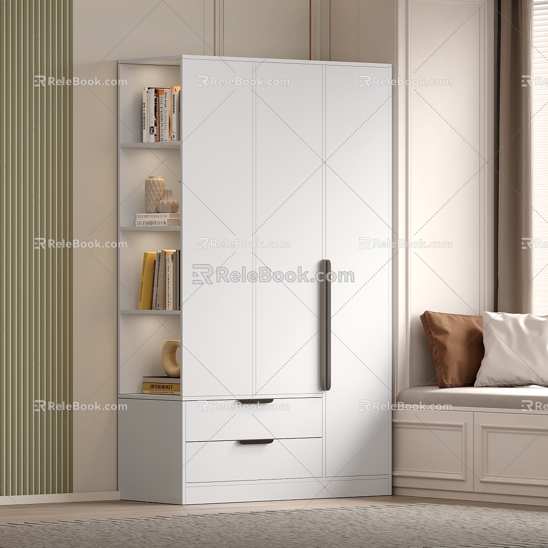 Modern Wardrobe Cloakroom 3d model