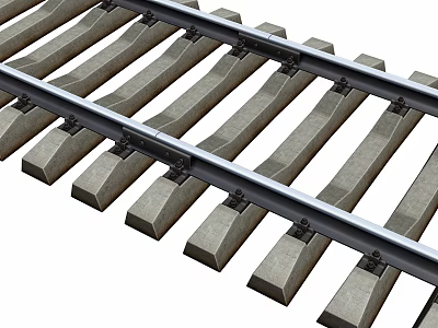 Interactive Technology Exhibition Hall Featuring Railway Track Systems and Engineering Displays 3d model