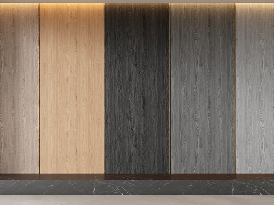 Modern Wall Panel Wood Grain Wall Panel model