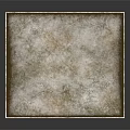 Stylish Metal Frame Tray With Marble Surface And Handle For Home Decor