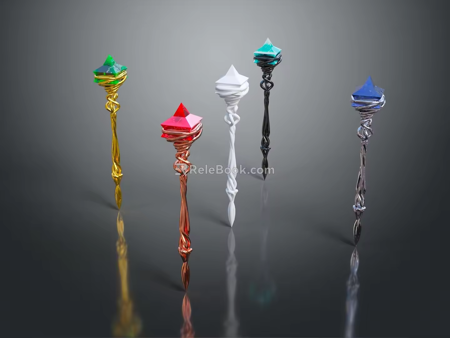 Scepter Ancient Scepter Cane Ancient Scepter Magic Scepter Metal Scepter Classical Scepter Magic Scepter 3d model