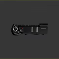 LUMIX Digital Camera Black Body Design With Lens Mount And Ergonomic Grip