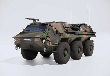 Modern Armored Carrier German Armored Carrier 3d model