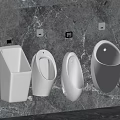 Modern urinal 3d model