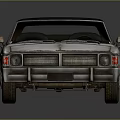 Vintage White Convertible Car With Black Roof Classic Grille And Retro Exterior Design